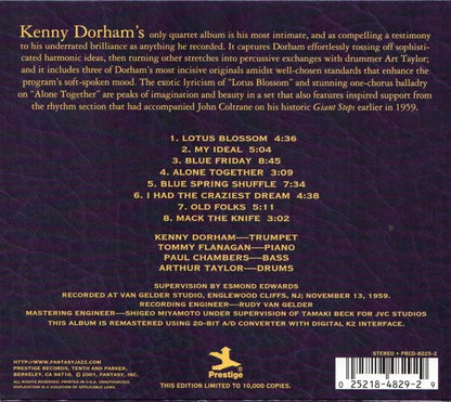 Kenny Dorham : Quiet Kenny (CD, Album, RE, RM)