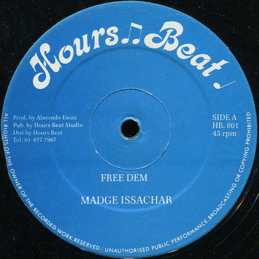 Madge Issachar : Free Dem (12")