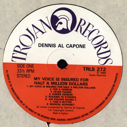 Dennis Alcapone : My Voice Is Insured For Half A Million Dollars (LP, Comp)