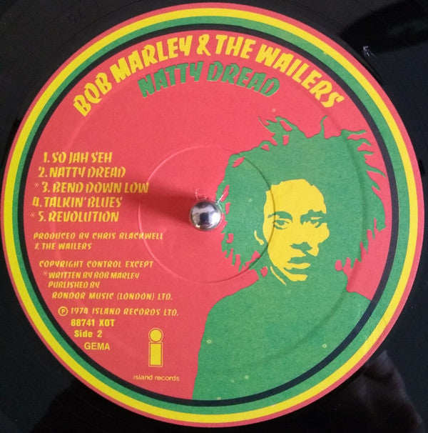 Bob Marley & The Wailers : Natty Dread (LP, Album)