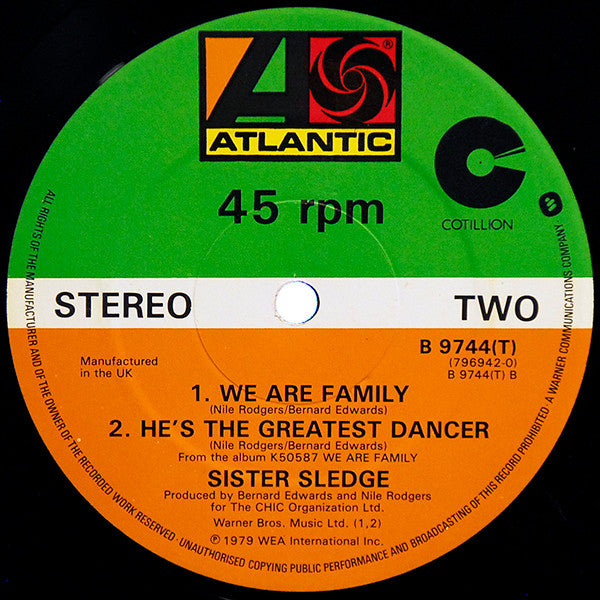 Sister Sledge : Thinking Of You (12", Single)