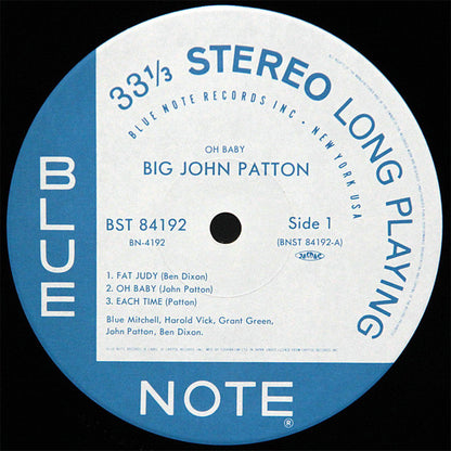 Big John Patton* : Oh Baby! (LP, Album, Ltd, RE)