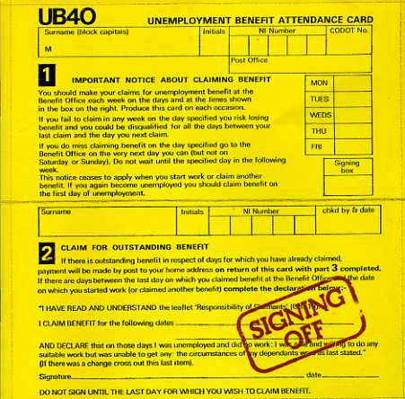 UB40 : Signing Off (CD, Album, RE)