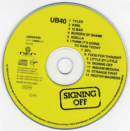 UB40 : Signing Off (CD, Album, RE)