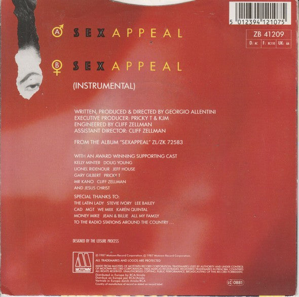 Georgio (2) : Sexappeal (7", Single)