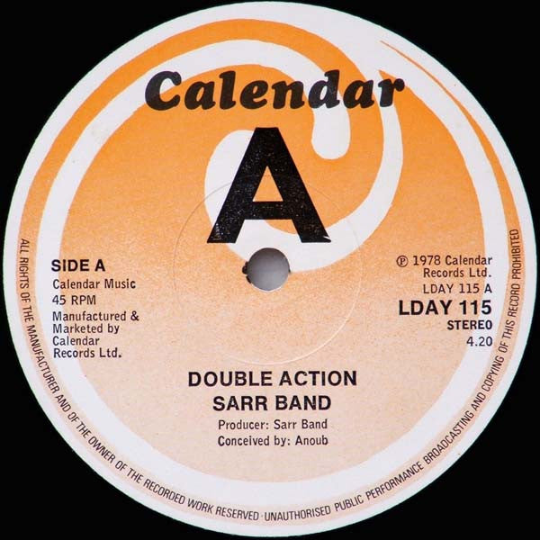 Sarr Band : Double Action / Magic Mandrake (12")