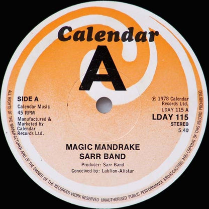 Sarr Band : Double Action / Magic Mandrake (12")