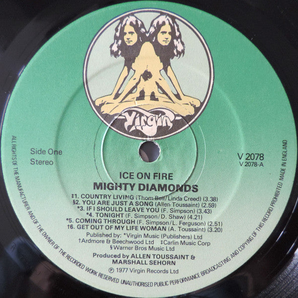 Mighty Diamonds* : Ice On Fire (LP, Album)