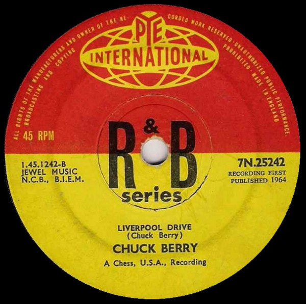 Chuck Berry : No Particular Place To Go (7", Sol)