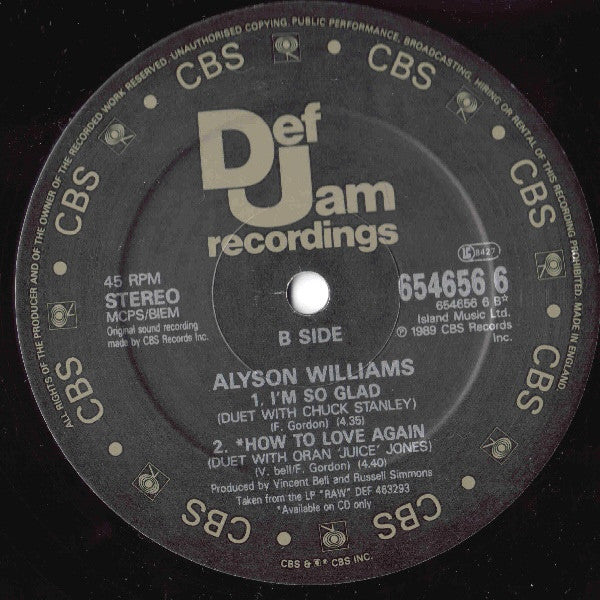 Alyson Williams : Sleep Talk (12", Single)