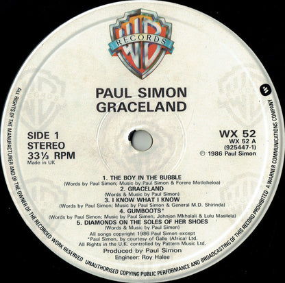 Paul Simon : Graceland (LP, Album)