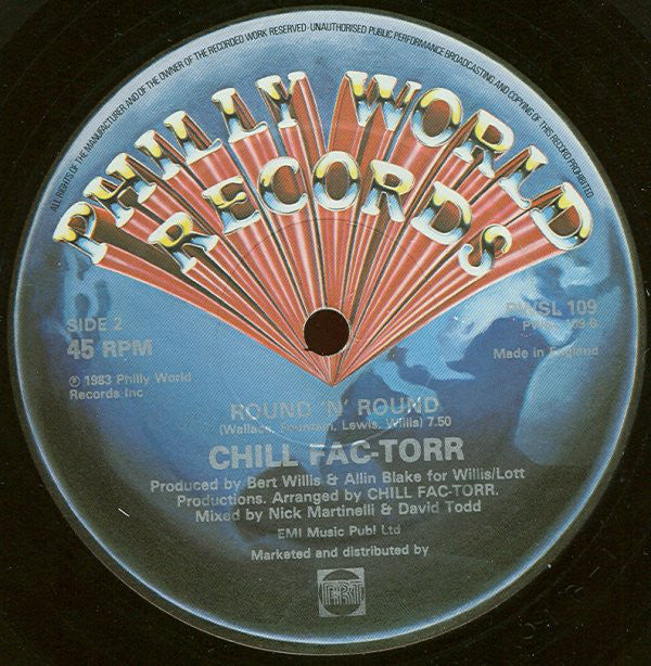 Chill Fac-Torr : Twist (Round 'n' Round) (12")