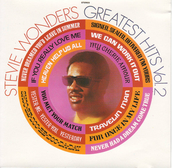 Stevie Wonder : Stevie Wonder's Greatest Hits Vol. 2 (CD, Comp, RM)