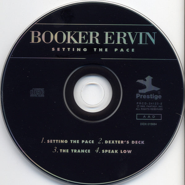 Booker Ervin With Dexter Gordon : Setting The Pace (CD, Comp, RM)