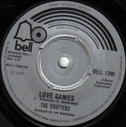 The Drifters : Love Games (7", Single)