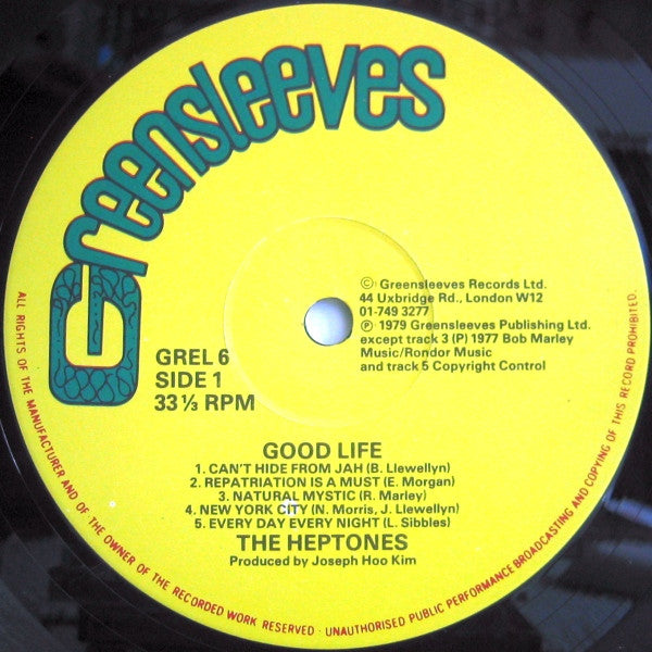 The Heptones : Good Life (LP, Album)