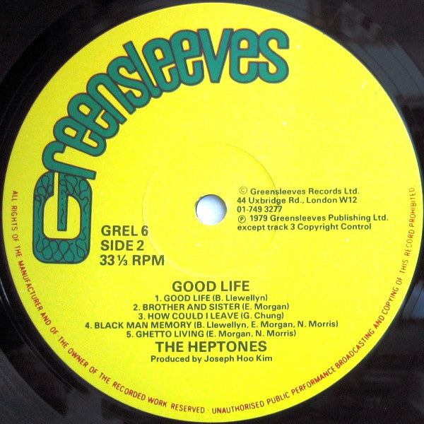 The Heptones : Good Life (LP, Album)