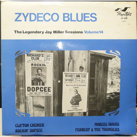 Various : Zydeco Blues (LP, Comp, Mono, RP)