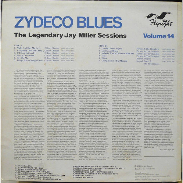 Various : Zydeco Blues (LP, Comp, Mono, RP)