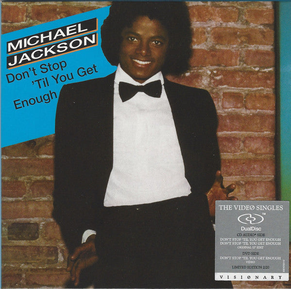 Michael Jackson : Don't Stop 'Til You Get Enough (Hybrid, DualDisc, Single, Ltd, Num, PAL)