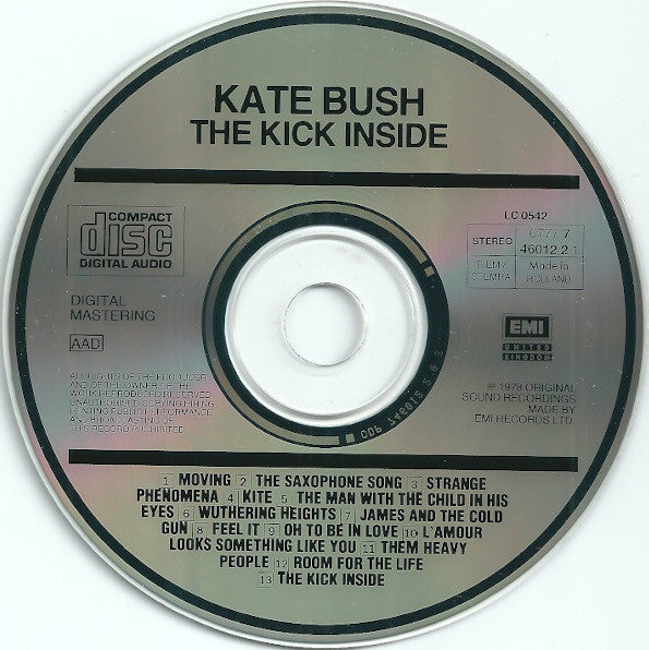 Kate Bush : The Kick Inside (CD, Album, RE)