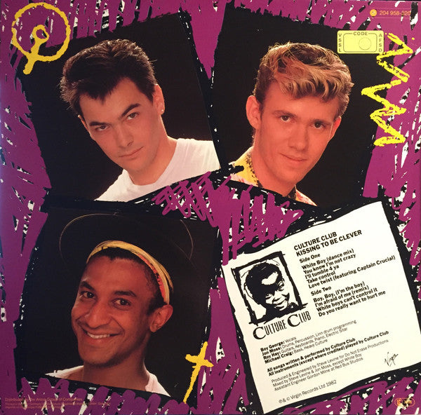 Culture Club : Kissing To Be Clever (LP, Album)