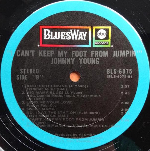 Johnny Young (3) : I Can't Keep My Foot From Jumping (LP, Album, M/Print)