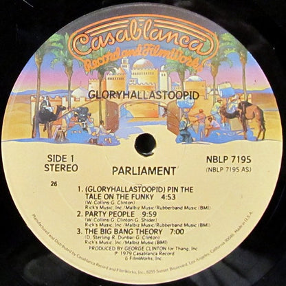 Parliament : GloryHallaStoopid (Pin The Tale On The Funky) (LP, Album, PRC)