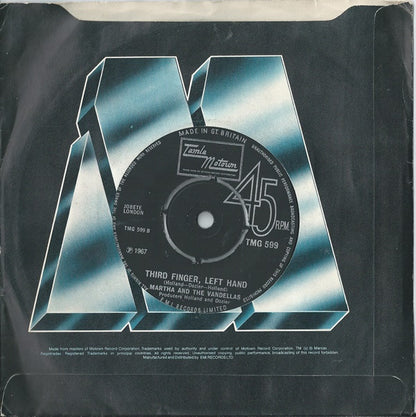 Martha And The Vandellas* : Jimmy Mack (7", RE, Pus)