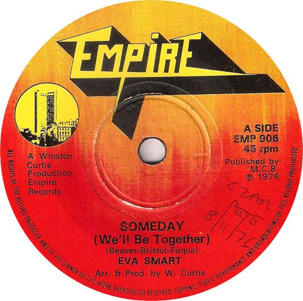 Eva Smart : Someday (We'll Be Together) (7")