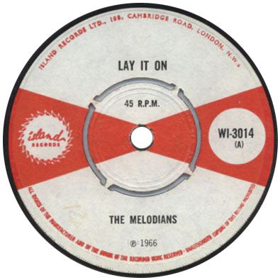 The Melodians : Lay It On (7", Single)