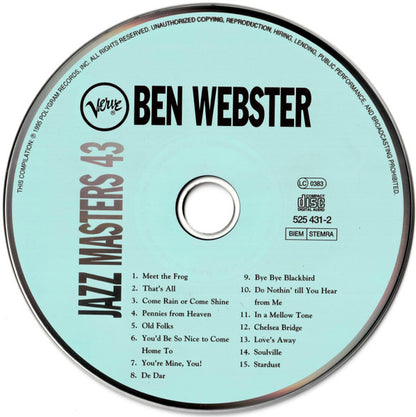 Ben Webster : Verve Jazz Masters 43 (CD, Comp)