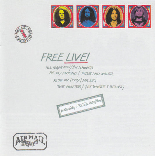 Free : Free Live (CD, Album, RE, RM, Uni)