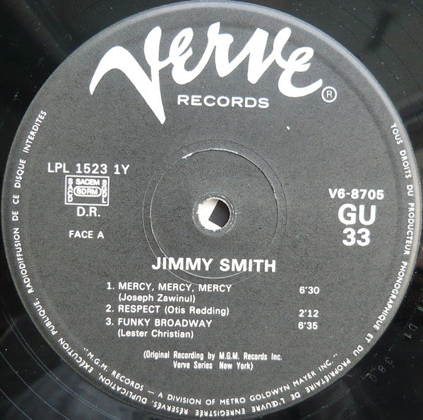 Jimmy Smith : Respect (LP, Album, RE)