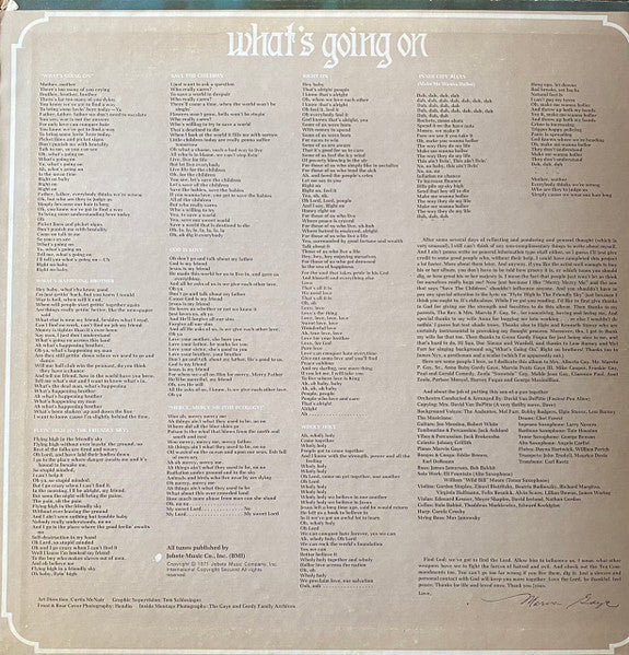 Marvin Gaye : What's Going On (LP, Album, Sup)