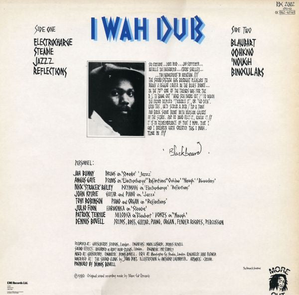 Blackbeard (2) : I Wah Dub (LP, Album)