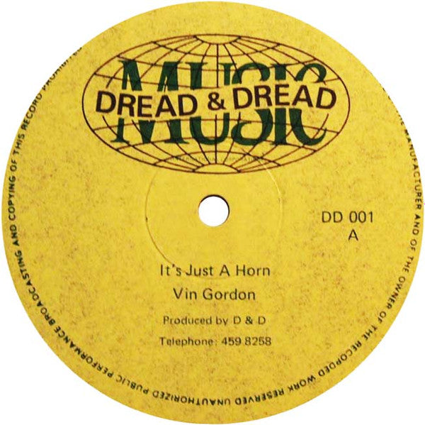 Vin Gordon, Alton Ellis & The Heptones : It's Just A Horn / I'm Just A Man (12", Single)