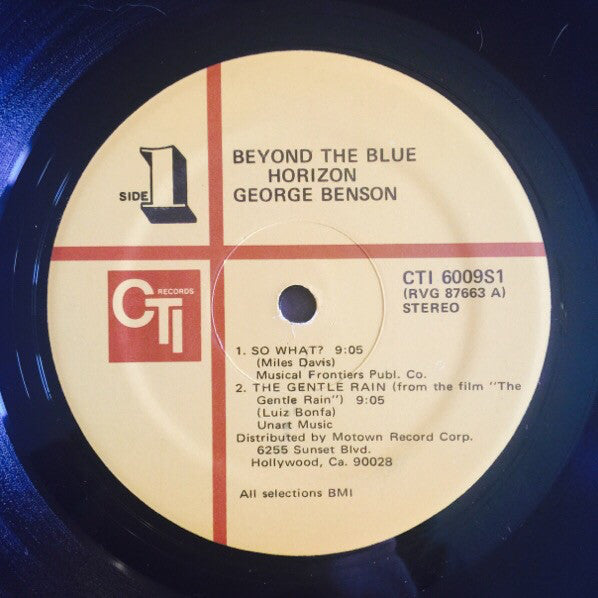 George Benson : Beyond The Blue Horizon (LP, Album, RE, Gat)