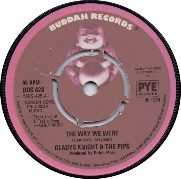 Gladys Knight And The Pips : The Way We Were (7", Single, Pus)