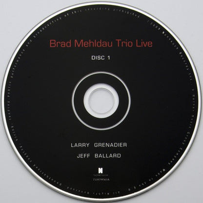 Brad Mehldau Trio : Live (2xCD, Album)