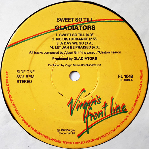 Gladiators* : Sweet So Till (LP, Album)