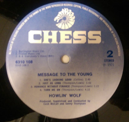 Howlin' Wolf : Message To The Young (LP)