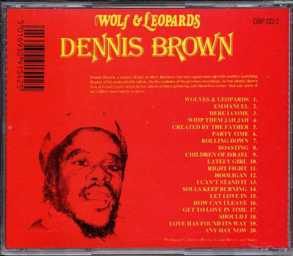 Dennis Brown : Wolf & Leopards - 20 Massive Hits (CD, Comp, RE)