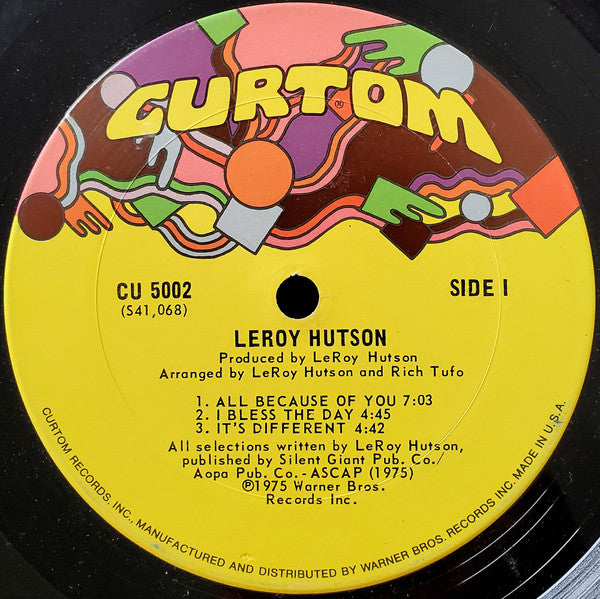 LeRoy Hutson : Hutson (LP, Album)