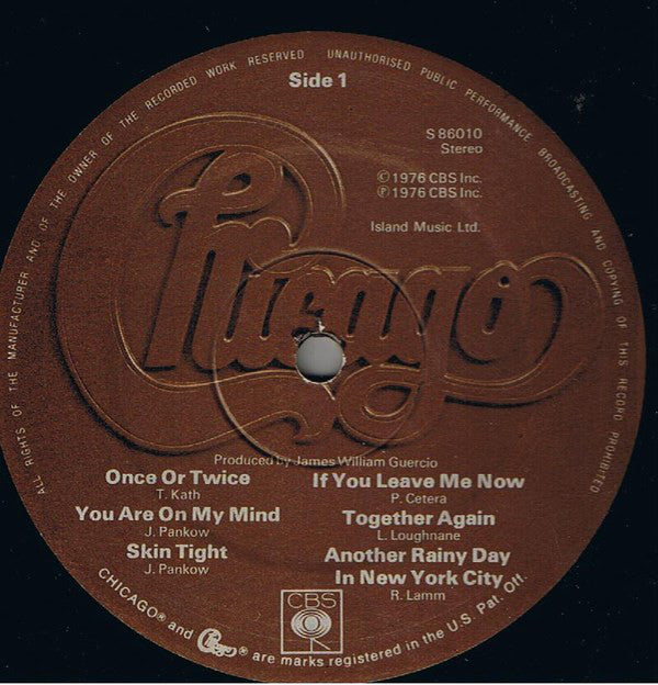 Chicago (2) : Chicago X (LP, Album)