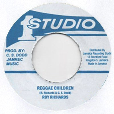 Roy Richards : Reggae Children (7", RP)