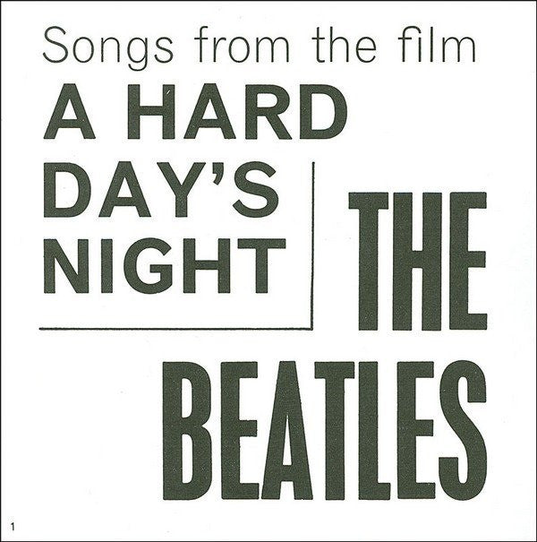 The Beatles : A Hard Day's Night (CD, Album, Mono, RE)