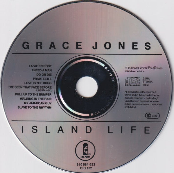 Grace Jones : Island Life (CD, Comp)