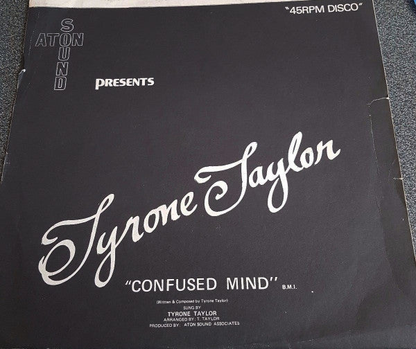 Tyrone Taylor : Confused Mind (12")