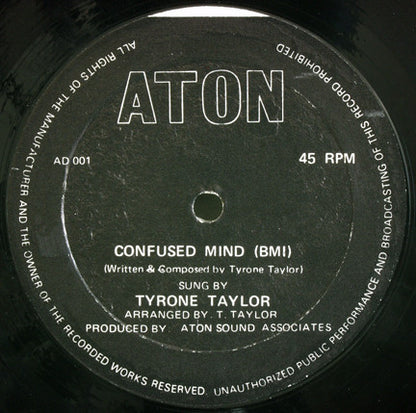 Tyrone Taylor : Confused Mind (12")